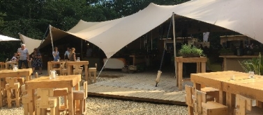 Apéro , Concert , DJ sous la tente du domaine de Raba , un endroit magique et tres prisé