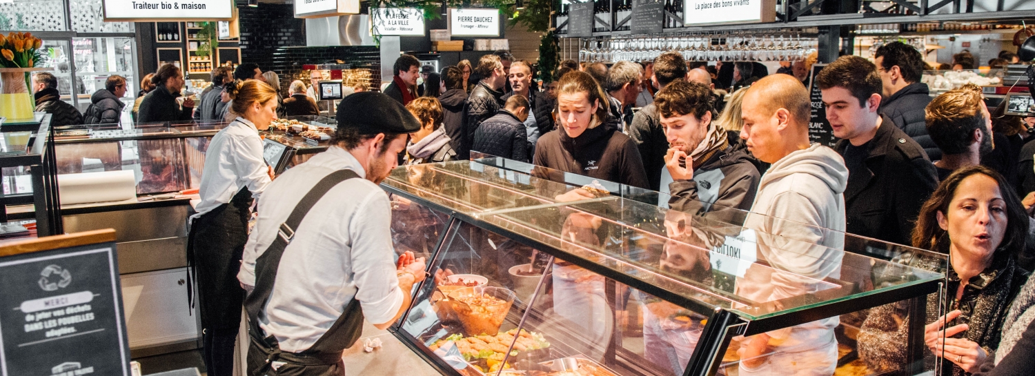 Marché et brunch du dimanche matin aux Halles de Talence