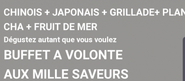 Restaurant mille saveurs 