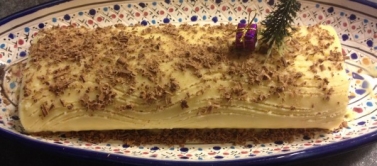 Bûche aux trois chocolat