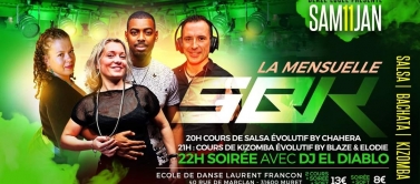 Salsa bachata kizomba cours et soirée 10€ muret