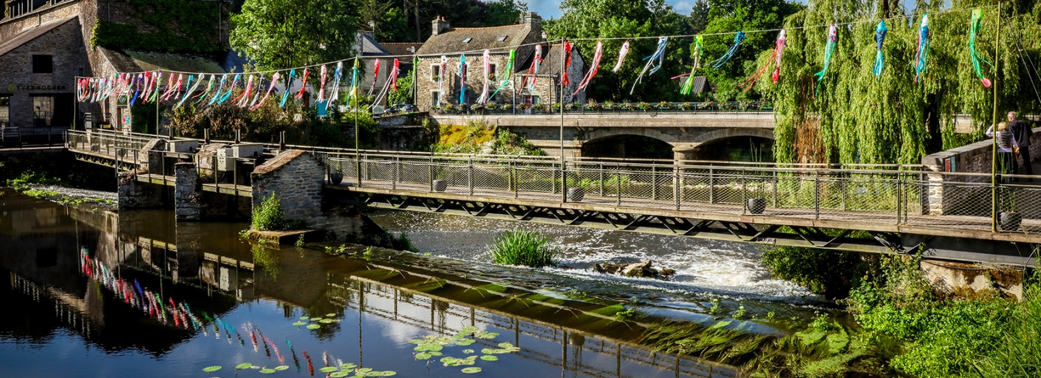 Ballade romantique à La Gacilly (en Bretagne)...