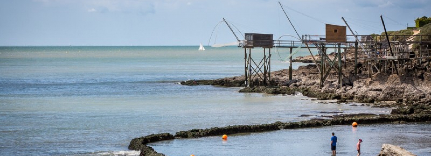 Balade sur le sentier des pêcheries à Pornic